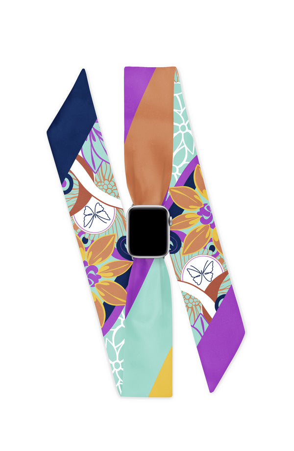 DESERT TWILIGHT APPLE WATCH SCARF BAND (CONNECTORS INCLUDED)