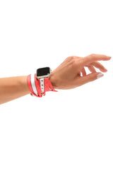 ROUGE APPLE WATCH SCARF BAND (CONNECTORS INCLUDED)
