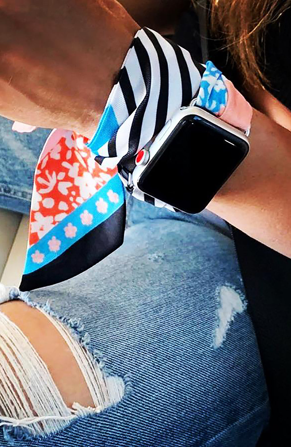 ON THE ROCKS APPLE WATCH SCARF BAND (CONNECTORS INCLUDED) – Wristpop
