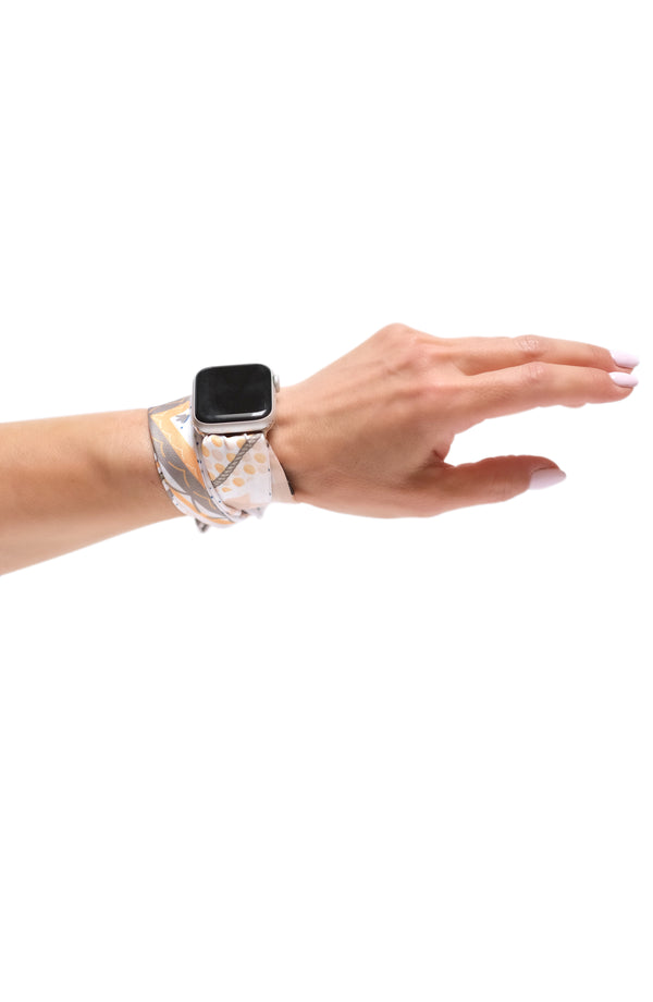 WOODSTOCK APPLE WATCH SCARF BAND (CONNECTORS INCLUDED)