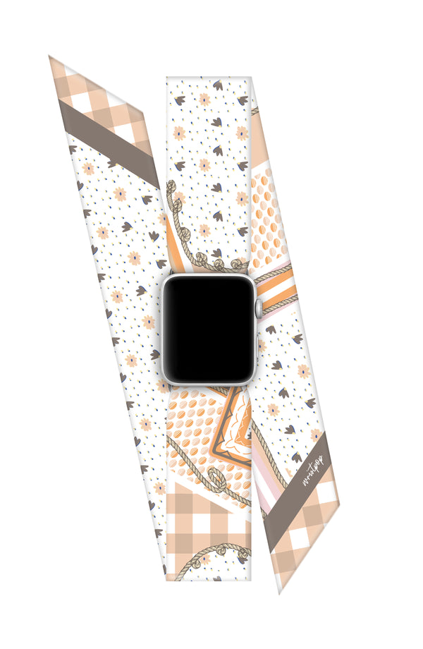WOODSTOCK APPLE WATCH SCARF BAND (CONNECTORS INCLUDED)