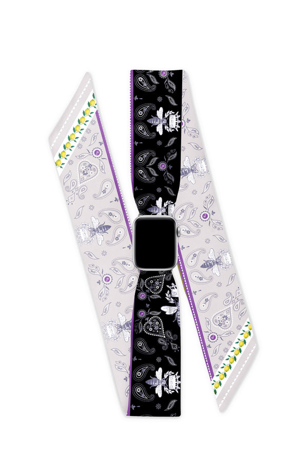 ARIANA APPLE WATCH SCARF BAND (CONNECTORS INCLUDED)